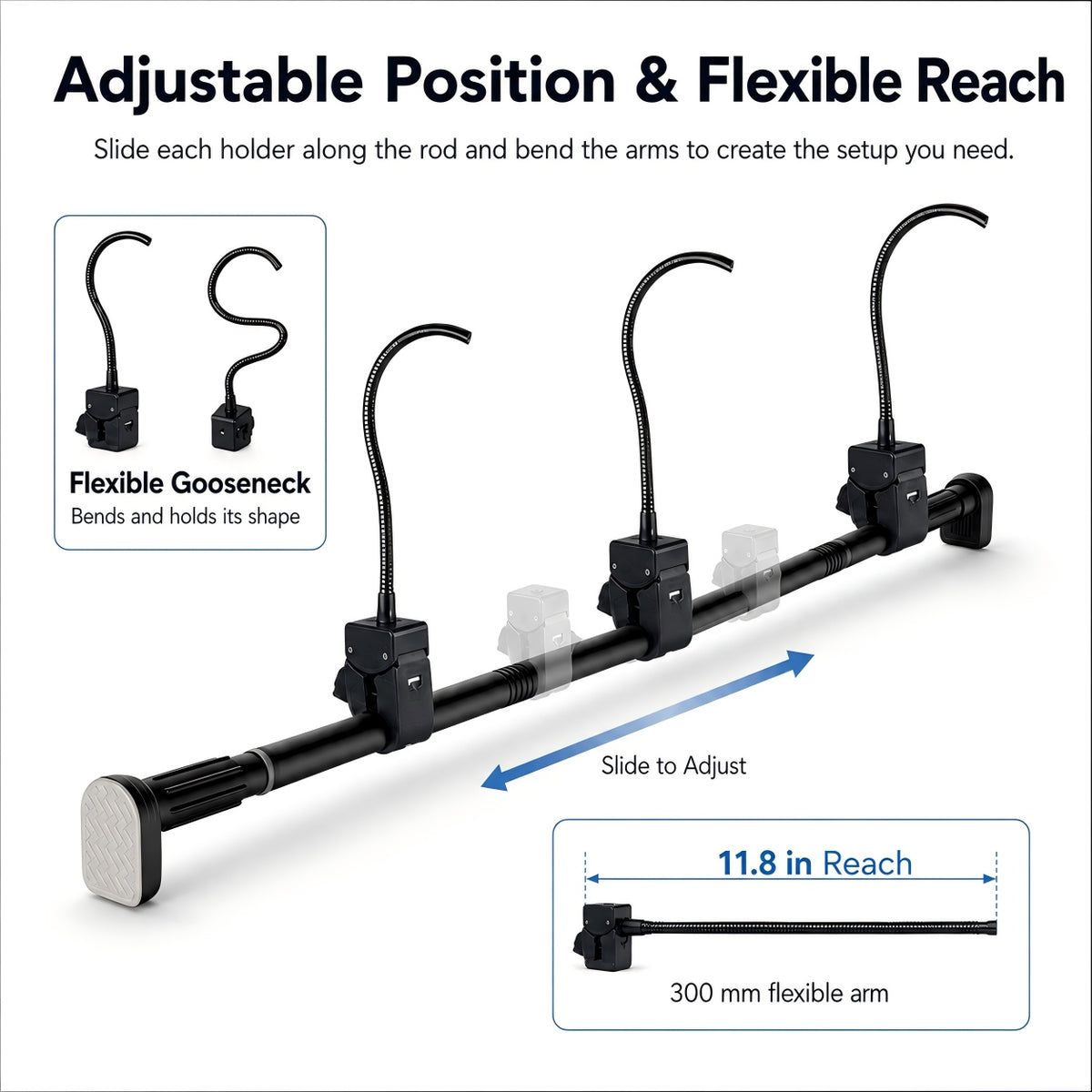 Adjustable Door-Frame Garland Hanger — No Drill, Fits 32–81 in